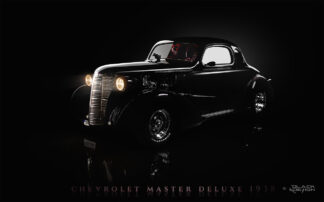 Chevrolet Master Deluxe 1938 - fotokonst av hotrod